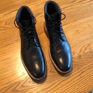 Johnston and Murphy J&M 1850 Black boots size 11.5